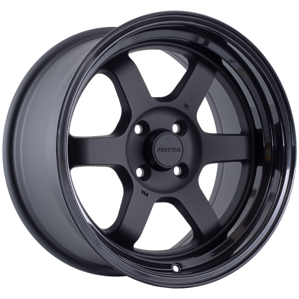 GridV – Matt Black Gloss Black Lip