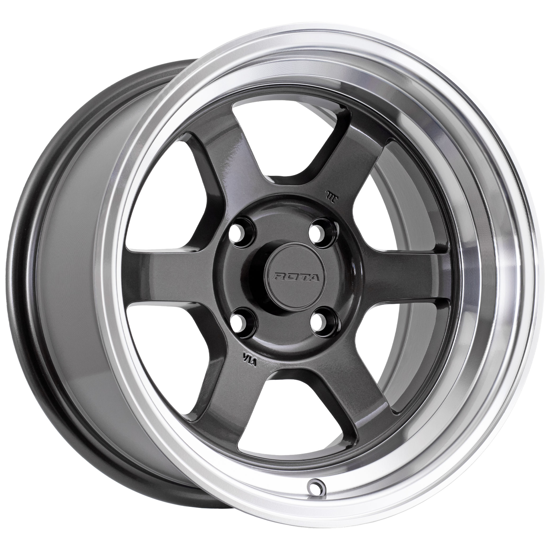 GridV - Gunmetal Polished Lip thumbnail