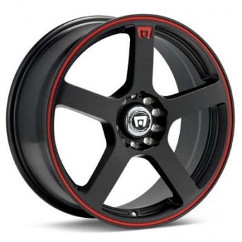 MR116 – MATTE BLACK RED STRIPE