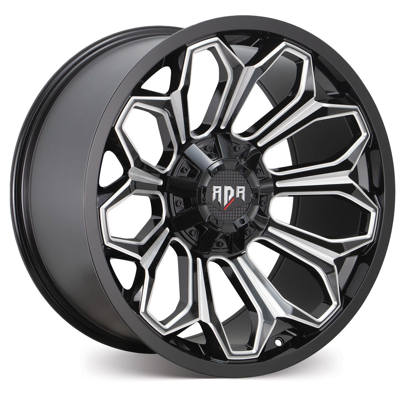 RD52 - Gloss Black w/Machined Face & Milled Spoke thumbnail