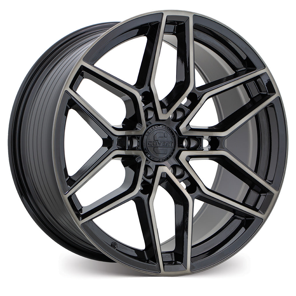RV5 – Gloss Black w/Machined Face & Dark Tint