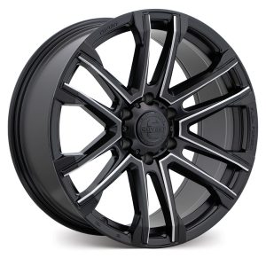RV4 – Matt Black w/Milled Spoke