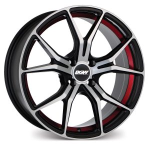 COMPTON – Gloss Black w/Machined Face & Red Undercut