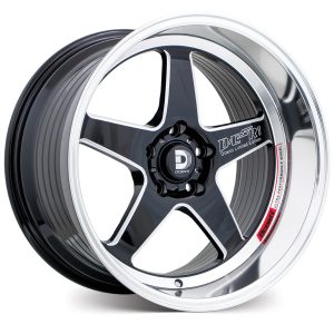 DC R1 – Gloss Black Milled w/Machined Lip