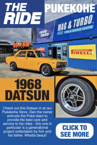 Check out this Datsun in at our Pukekohe Store. Dan the owner entrusts the Puke team to provide the best care and service to his rides - this one in particular is a generational project undertaken by him and his father. Whatta beaut!