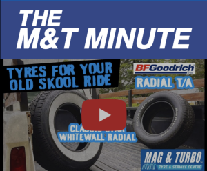 Tyres for your old school ride? Check out this Coker Classic Star Whilewall Radial Tyre and the BF Goodrich Radial T/A.