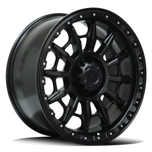 JT200 – MATTE BLACK SILVER RIVETS