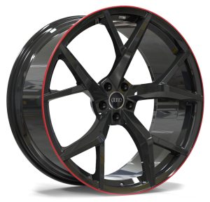 F42 – GLOSS BLACK RED LIP