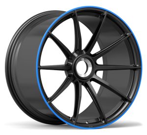 F54 – SATIN BLACK BLUE LIP
