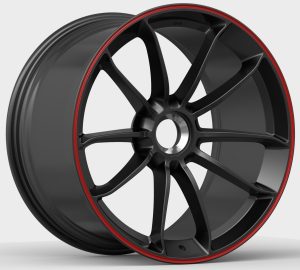 FGT – SATIN BLACK RED LIP EDGE