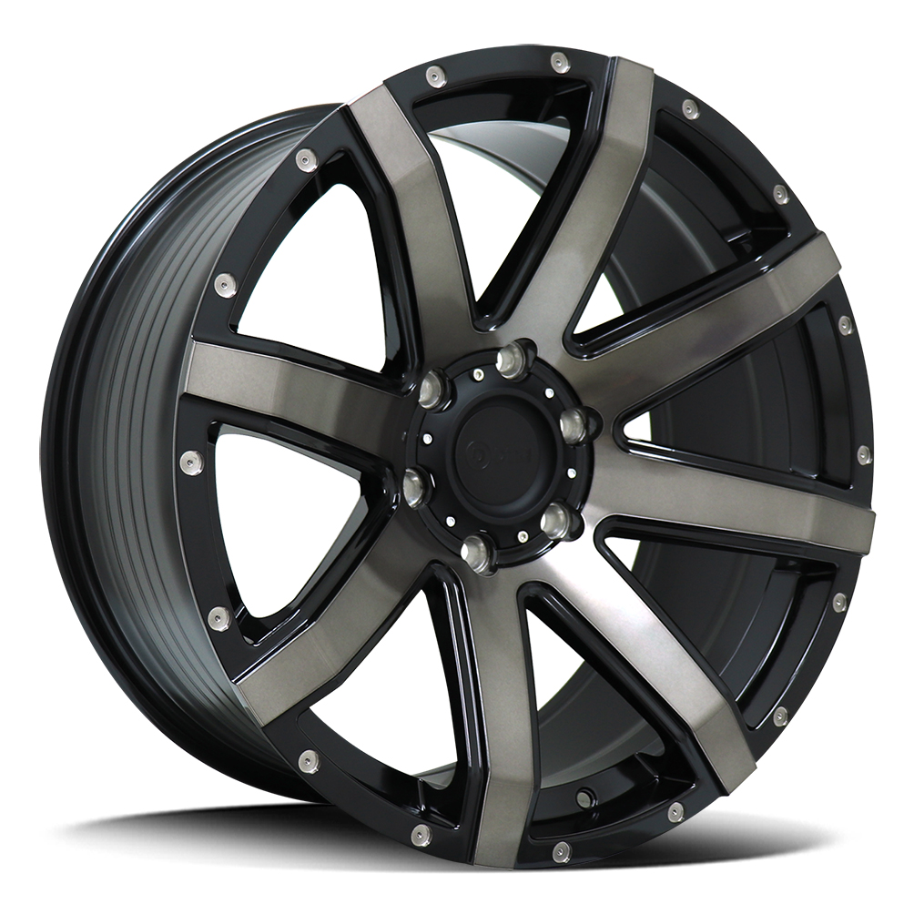 STILETTO – SATIN BLACK DARK GREY TINT
