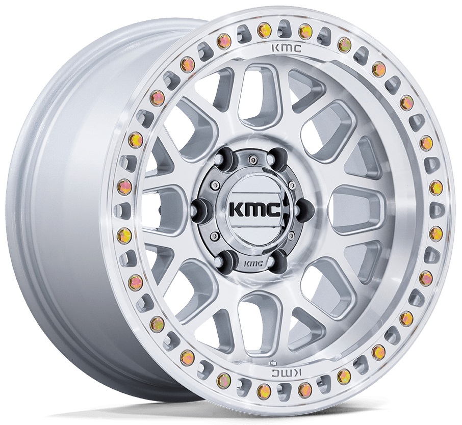 KM549 – GLOSS SILVER MACHINED FACE