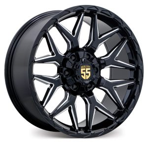 DB-5 – Gloss Black w/Milled Spokes