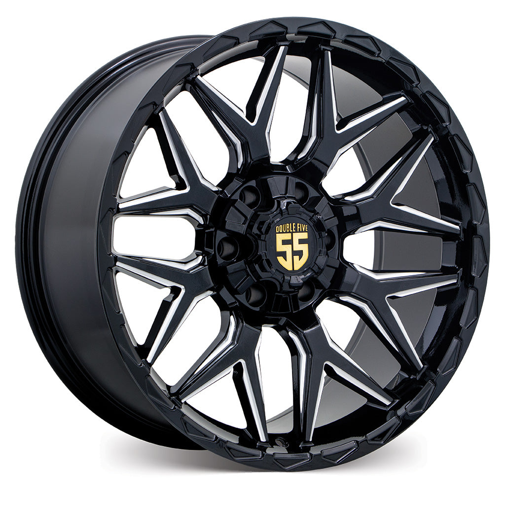 DB-5 – Gloss Black w/Milled Spokes