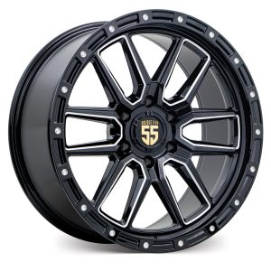 DB-2 – Gloss Black w/Milled Spokes
