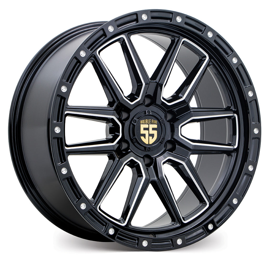 DB-2 – Gloss Black w/Milled Spokes