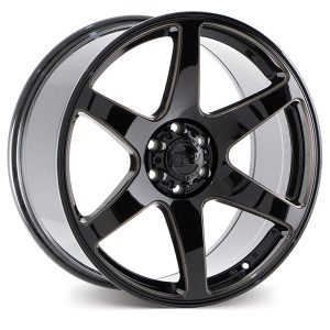 CARTEL – Gloss Black w/Tinted Milled Spokes