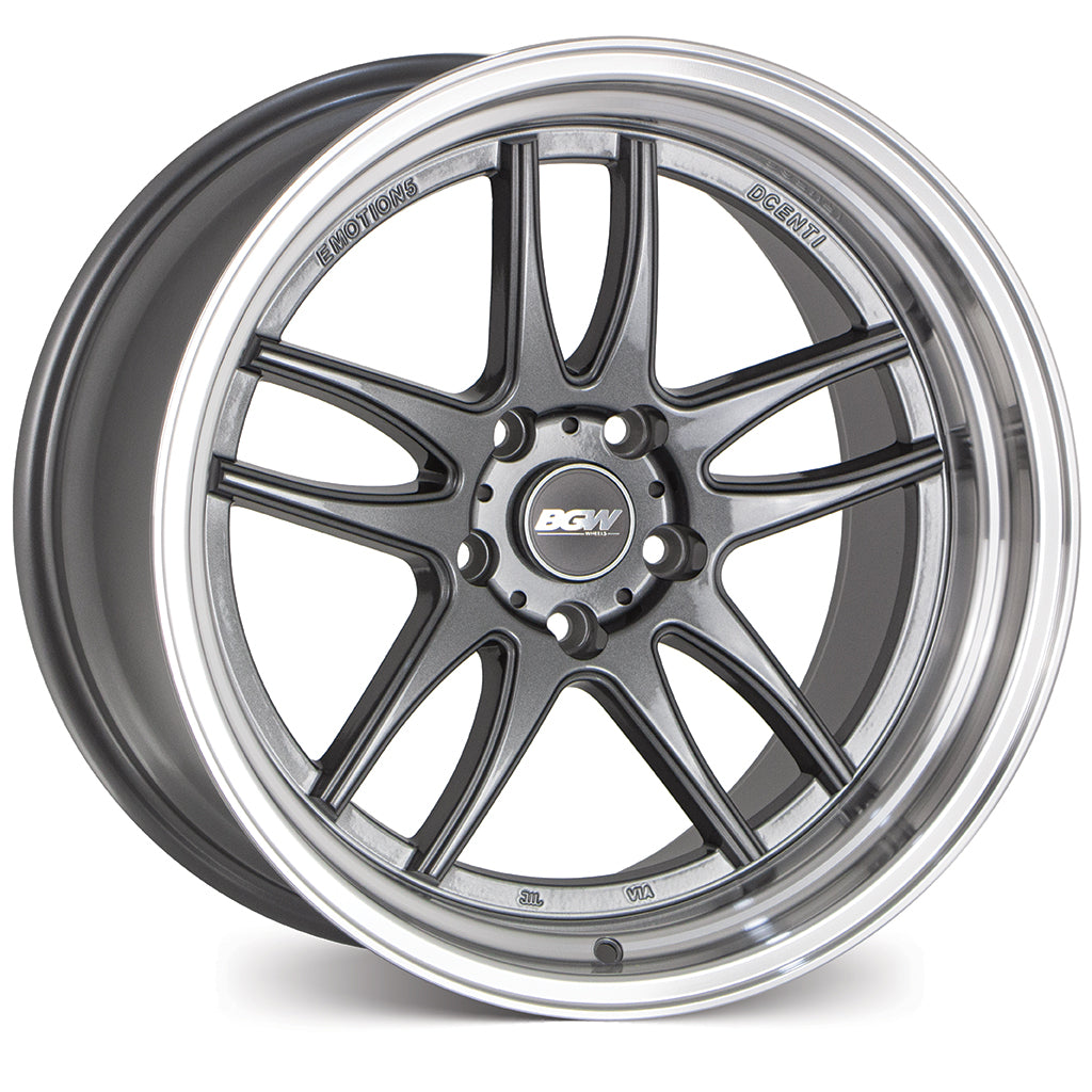 DC EMOTION5 – Gunmetal w/Machined Lip