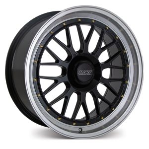 EURO MESH – Gloss Black w/Machined Lip