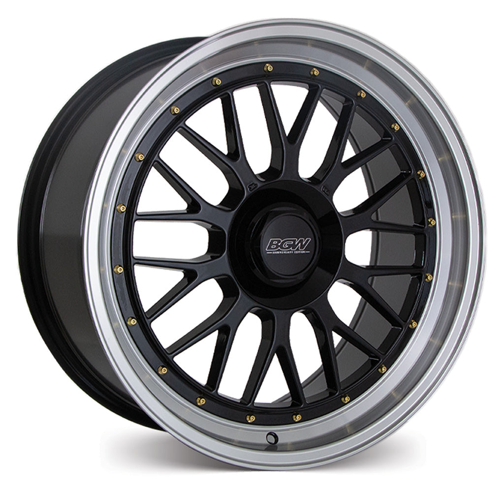 EURO MESH – Gloss Black w/Machined Lip