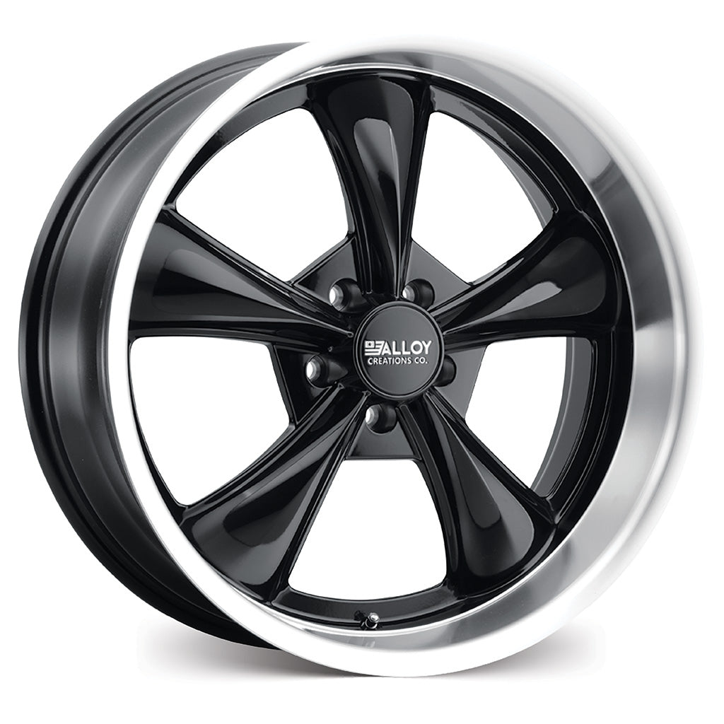 AC505 – Gloss Black w/Machined Lip